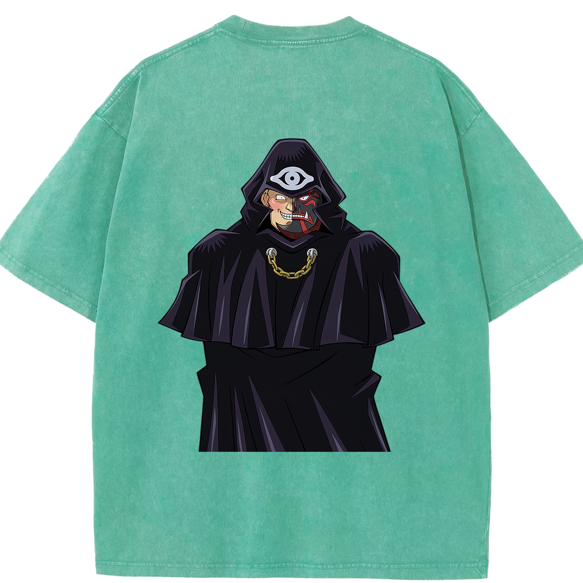 （画像用） 遊☆戯☆王 Yu-Gi-Oh! 綿100% ヴィンテージ風 半袖Tシャツ（背面プリント）